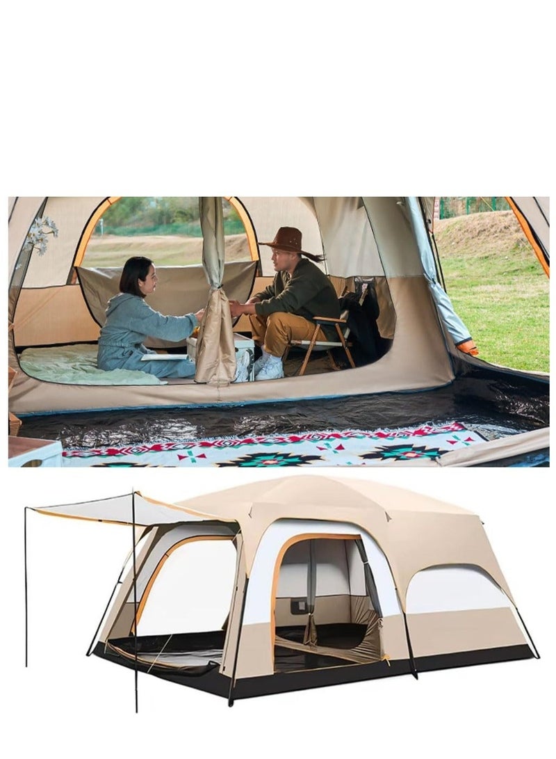 Arabest Camping Tent 8-10 Person,Portable Outdoor Family Tent Instant Set up Tent Uv-Proof Waterproof Windproof Automatic Pop-Up Tent Suitable for Travel - Image 2
